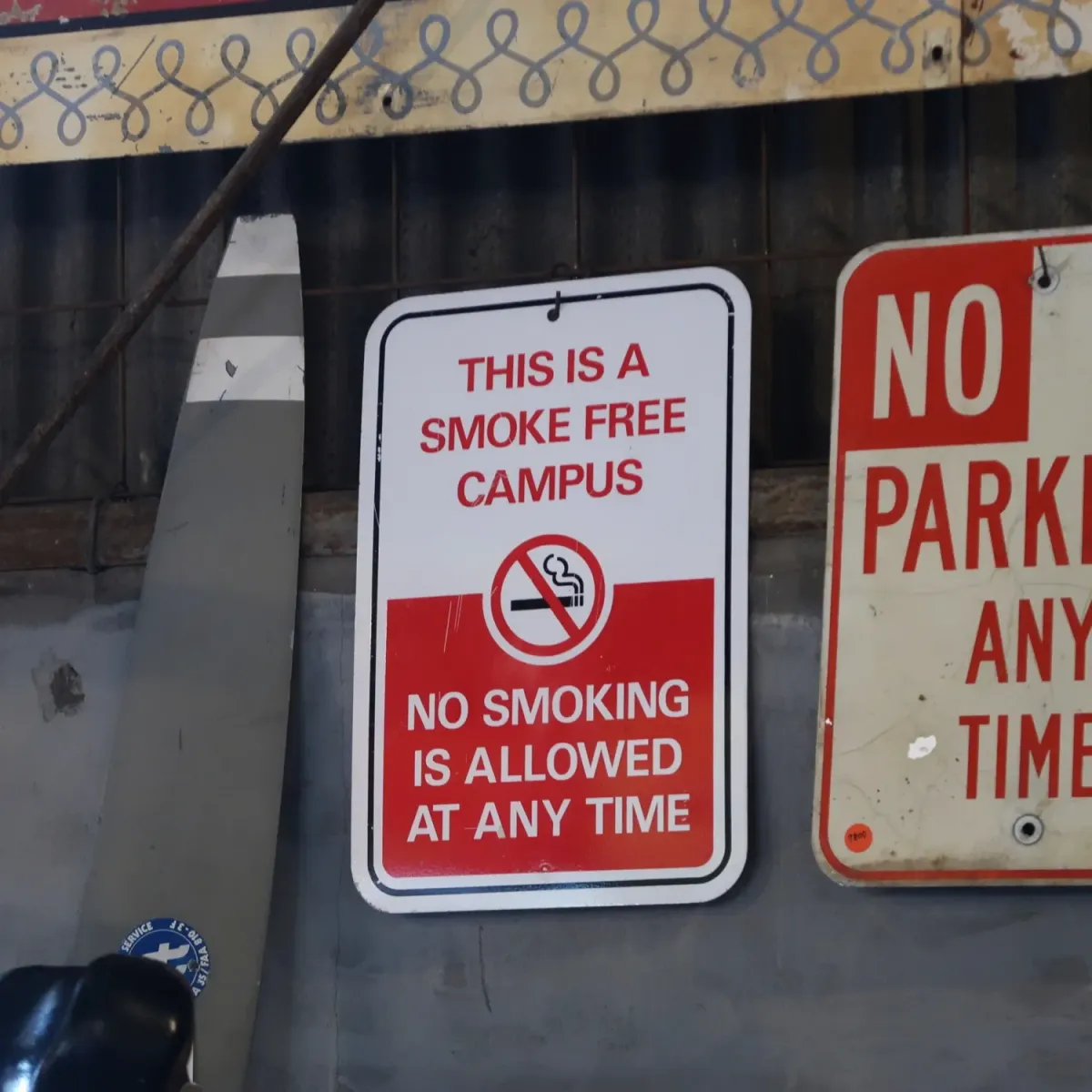 NO SMOKING メタルサイン
