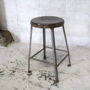 ビンテージ メタルスツール
