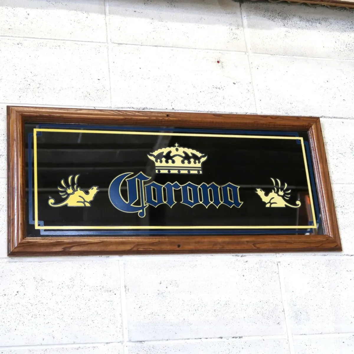 Corona BEER ビンテージ パブミラー