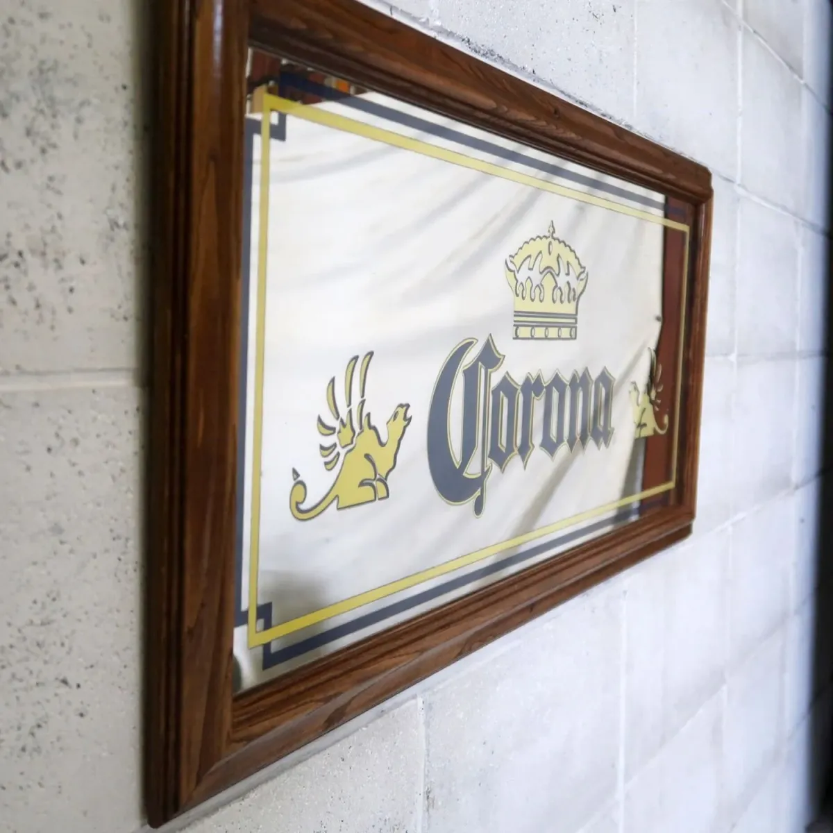 Corona BEER ビンテージ パブミラー