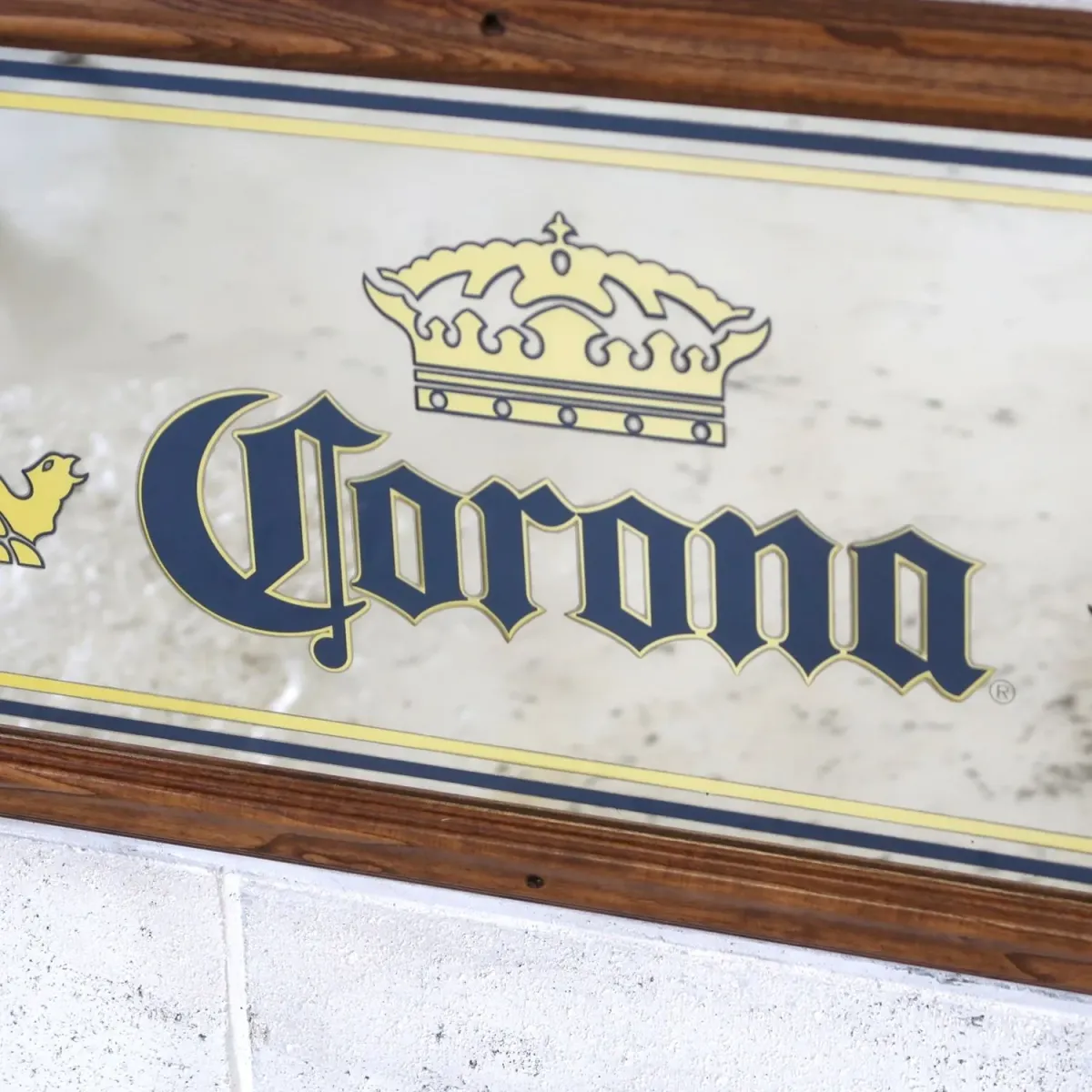 Corona BEER ビンテージ パブミラー