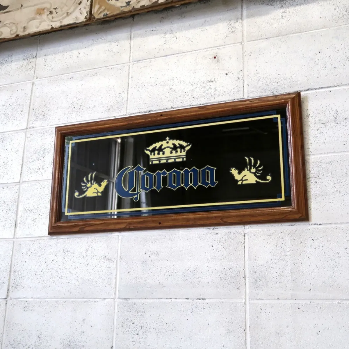 Corona BEER ビンテージ パブミラー