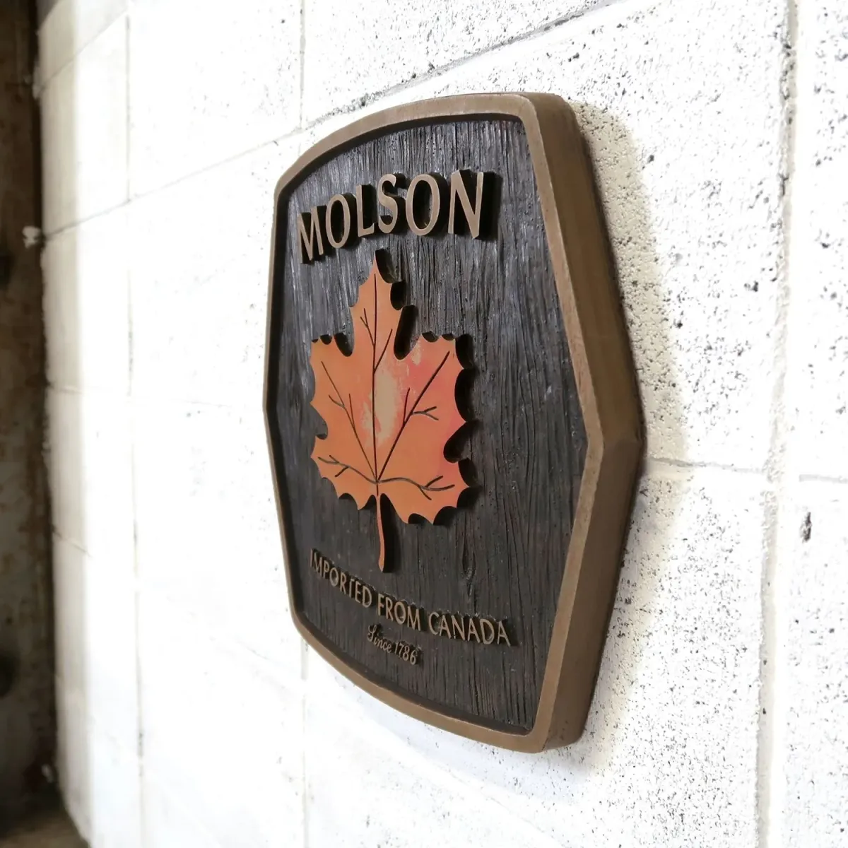 MOLSON ビンテージ ウォールサイン