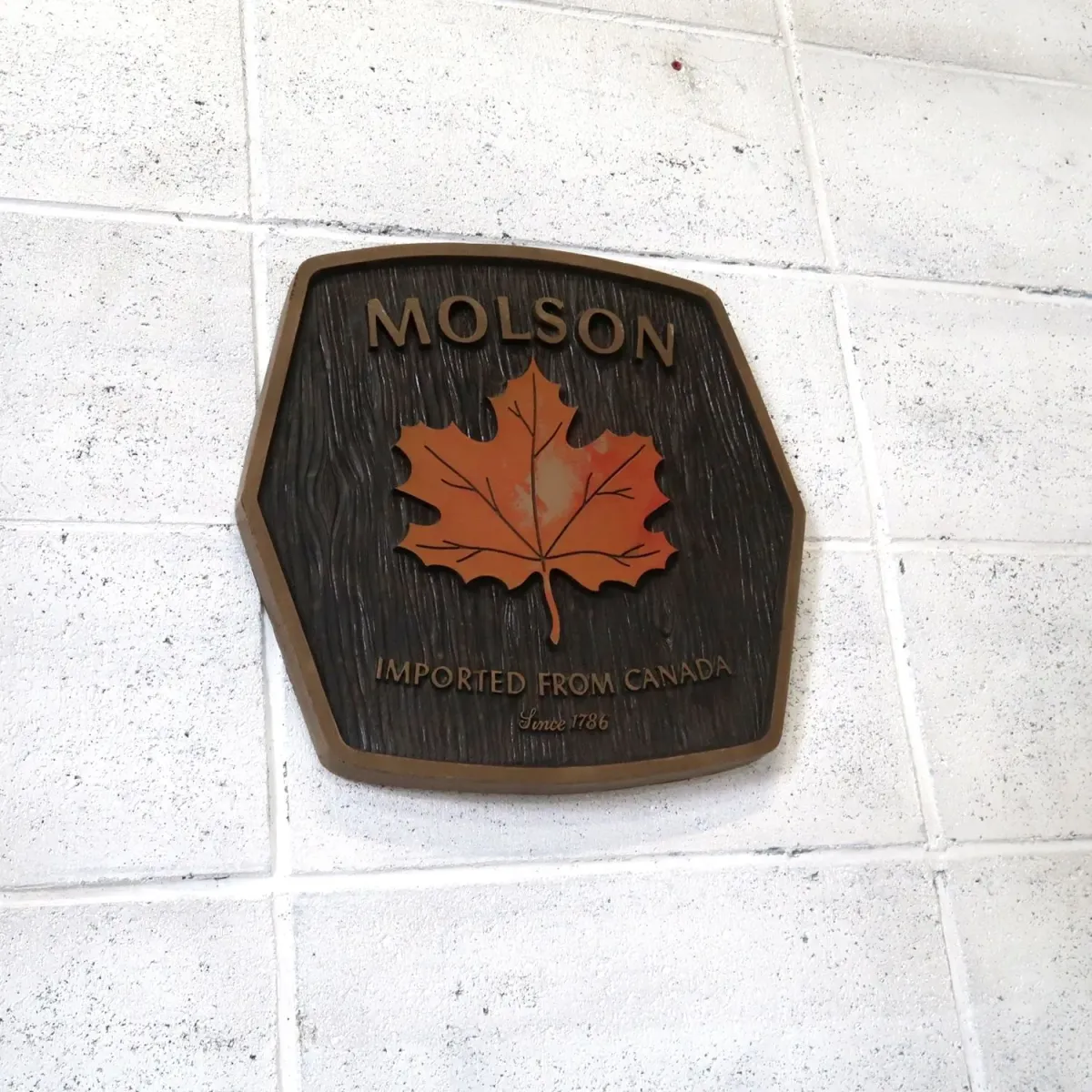 MOLSON ビンテージ ウォールサイン