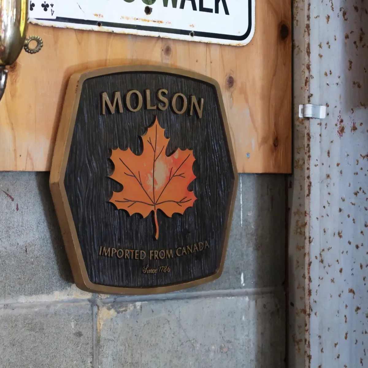 MOLSON ビンテージ ウォールサイン