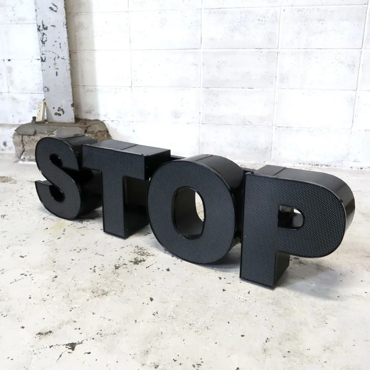 STOP ビンテージ レターサイン セット