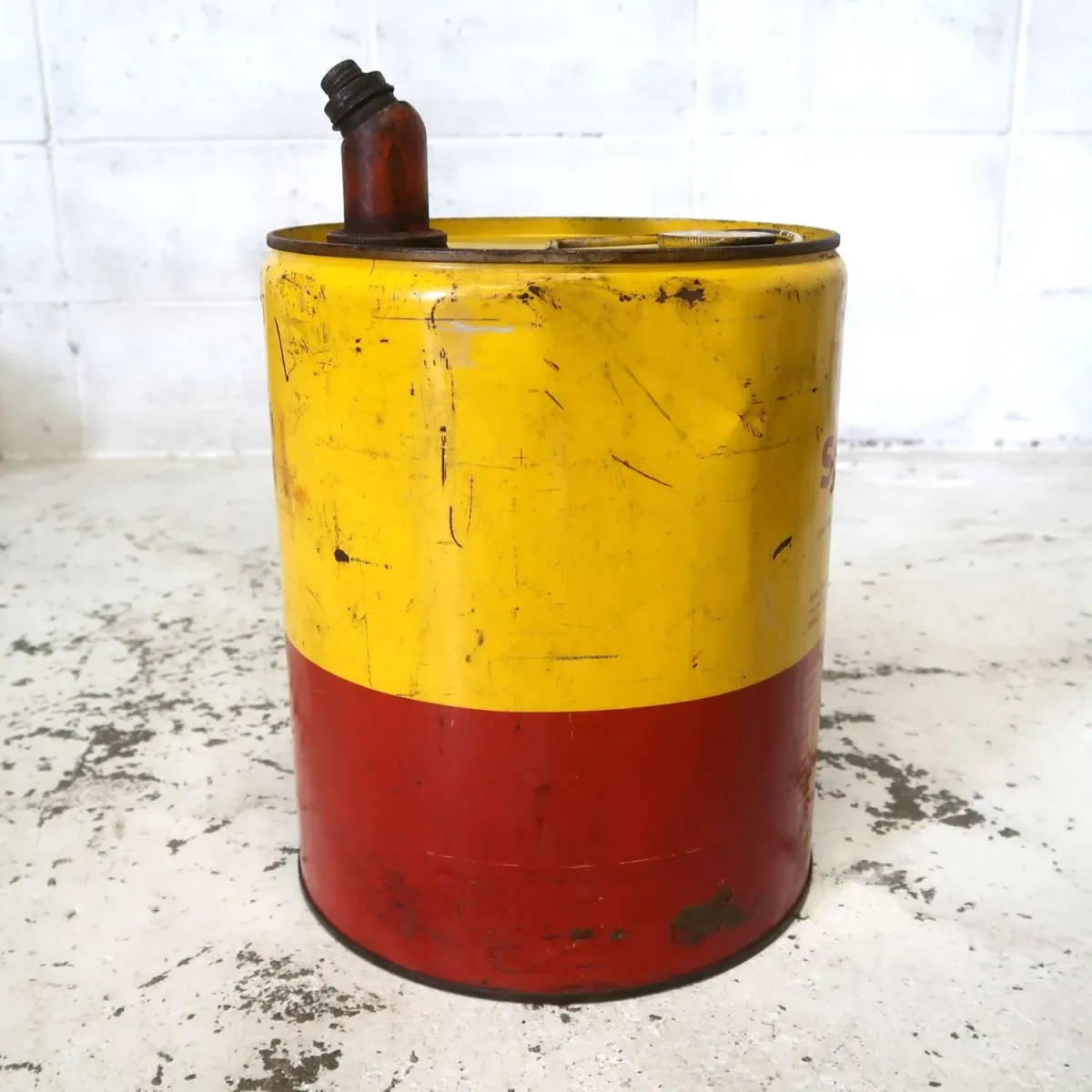 SHELL ビンテージ オイル缶