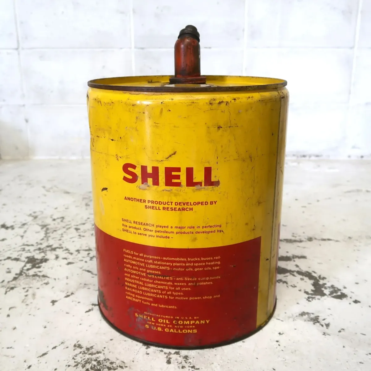 SHELL ビンテージ オイル缶