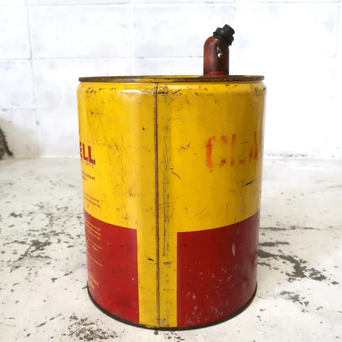 SHELL ビンテージ オイル缶