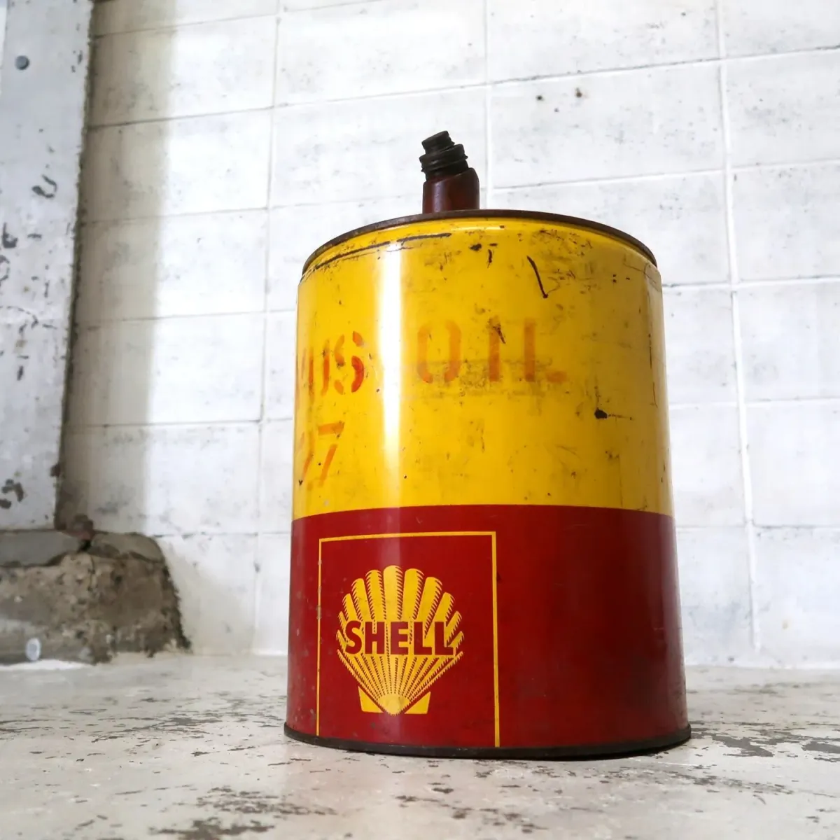 SHELL ビンテージ オイル缶