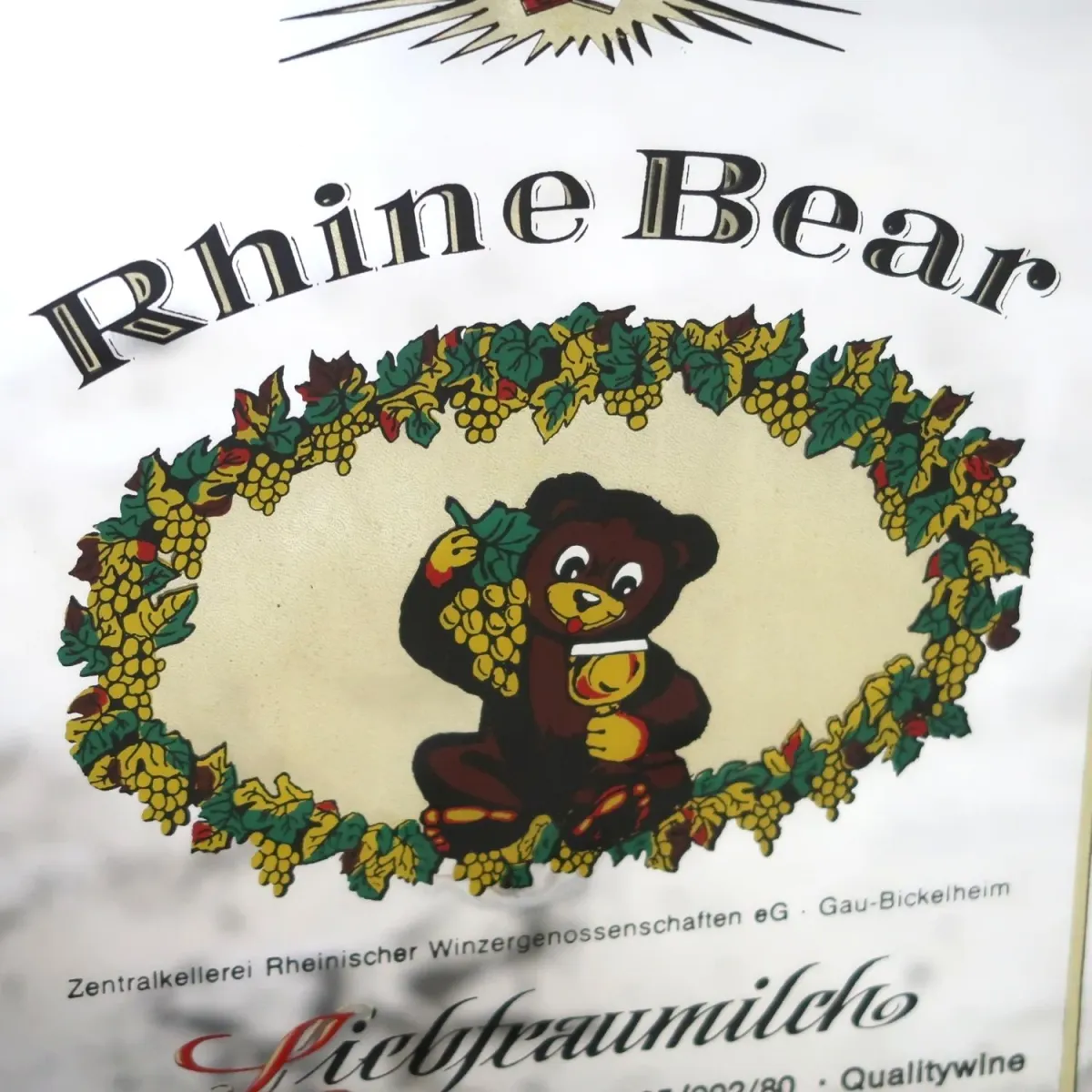 Rhine Bear ビンテージ パブミラー