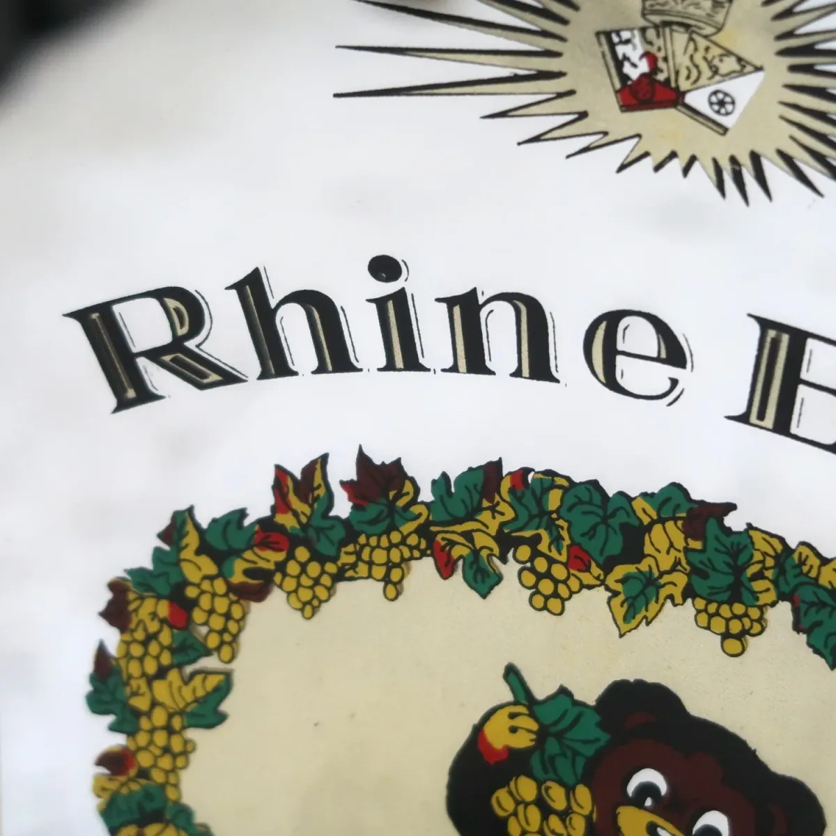 Rhine Bear ビンテージ パブミラー