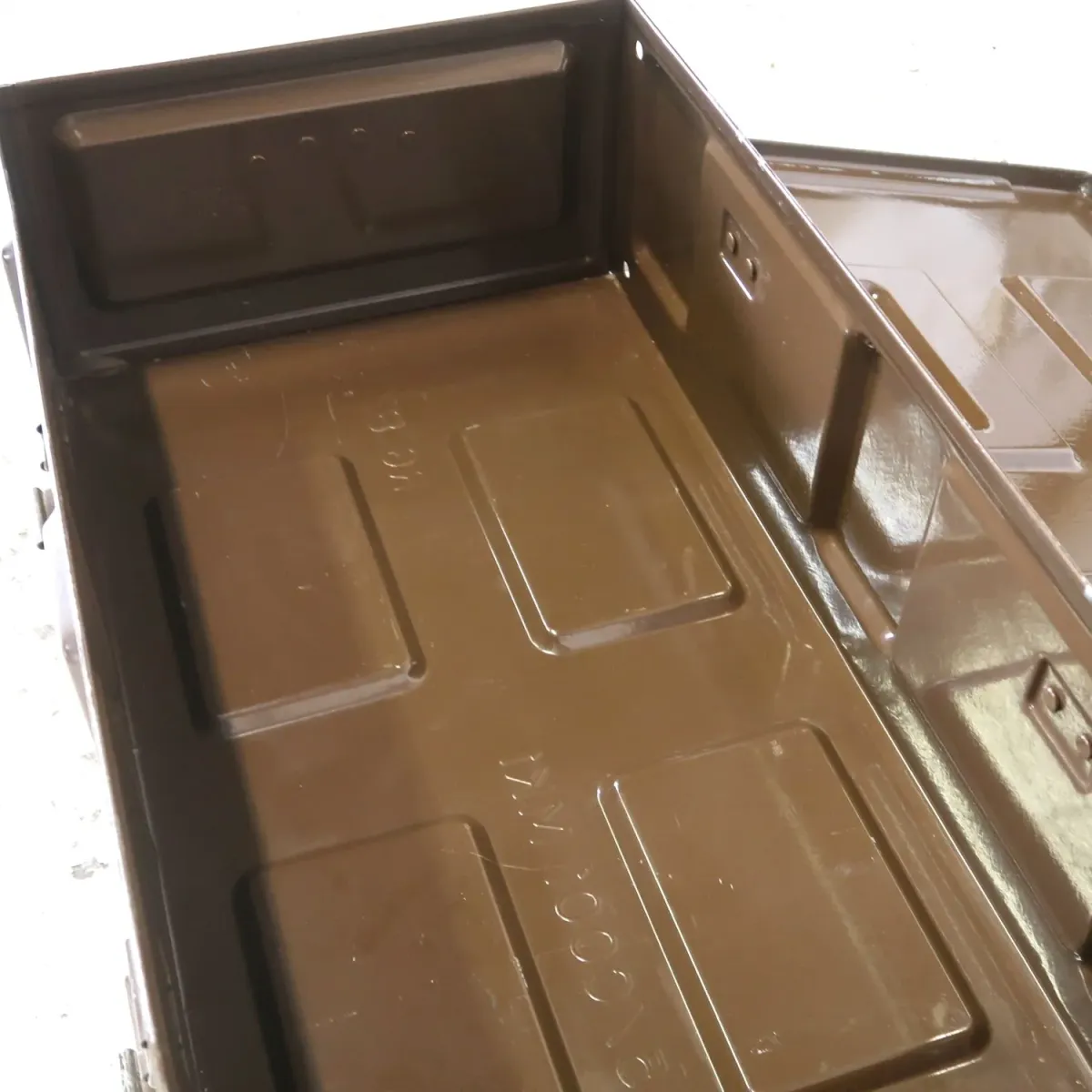 ビンテージ ミリタリー メタルトランク