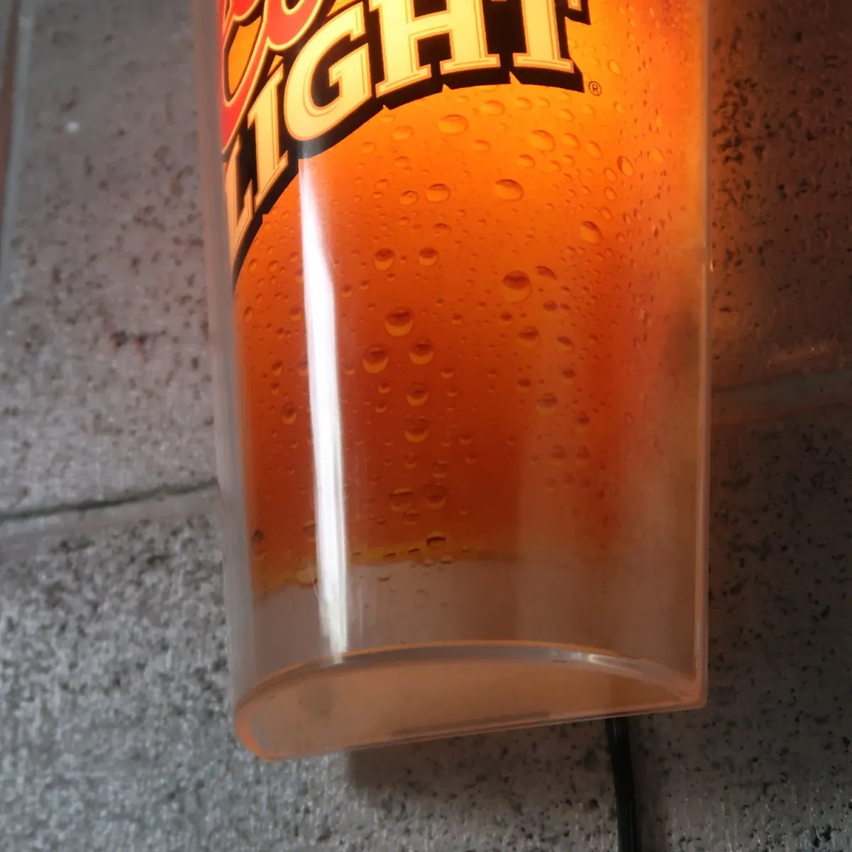 Coors LIGHT ライトサイン