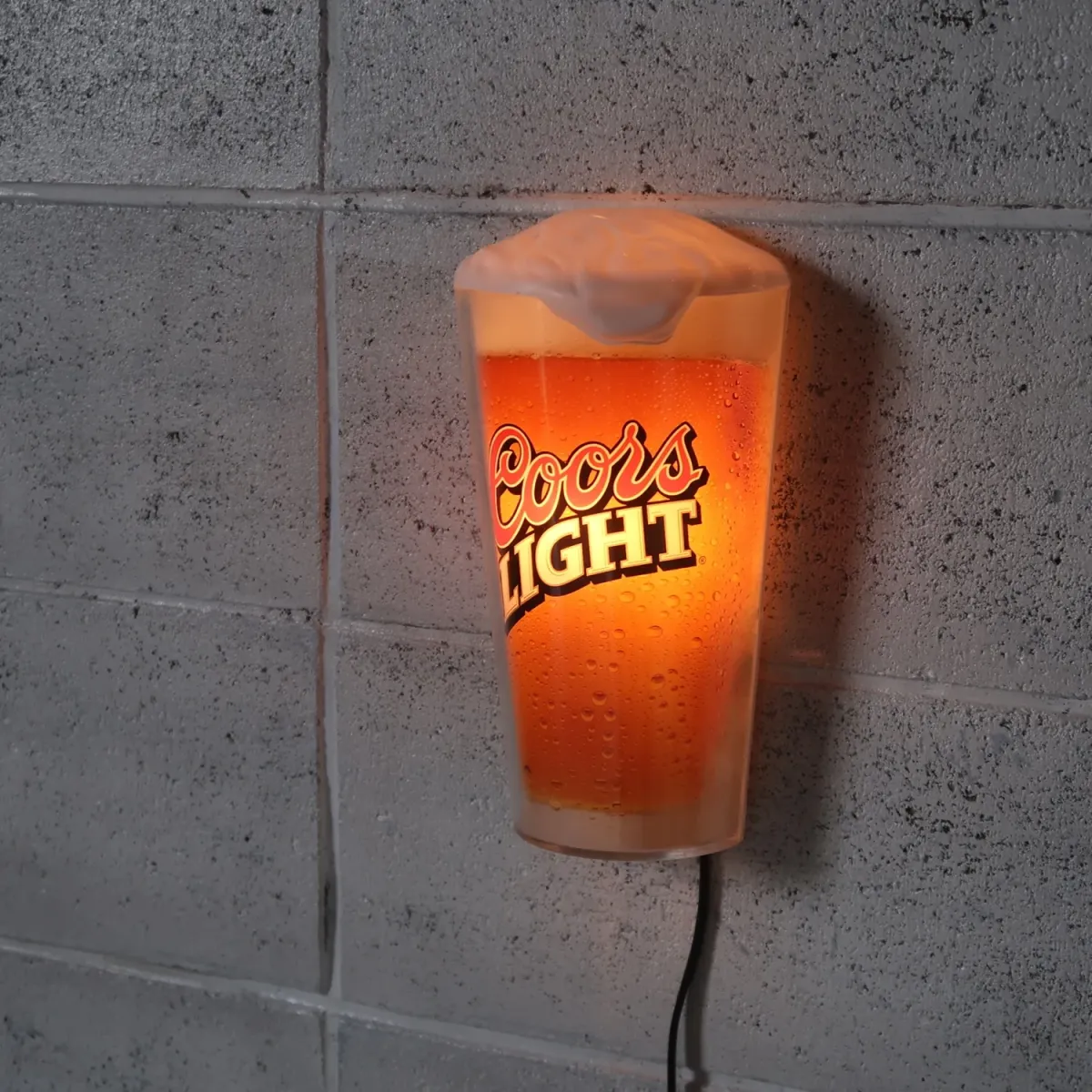 Coors LIGHT ライトサイン