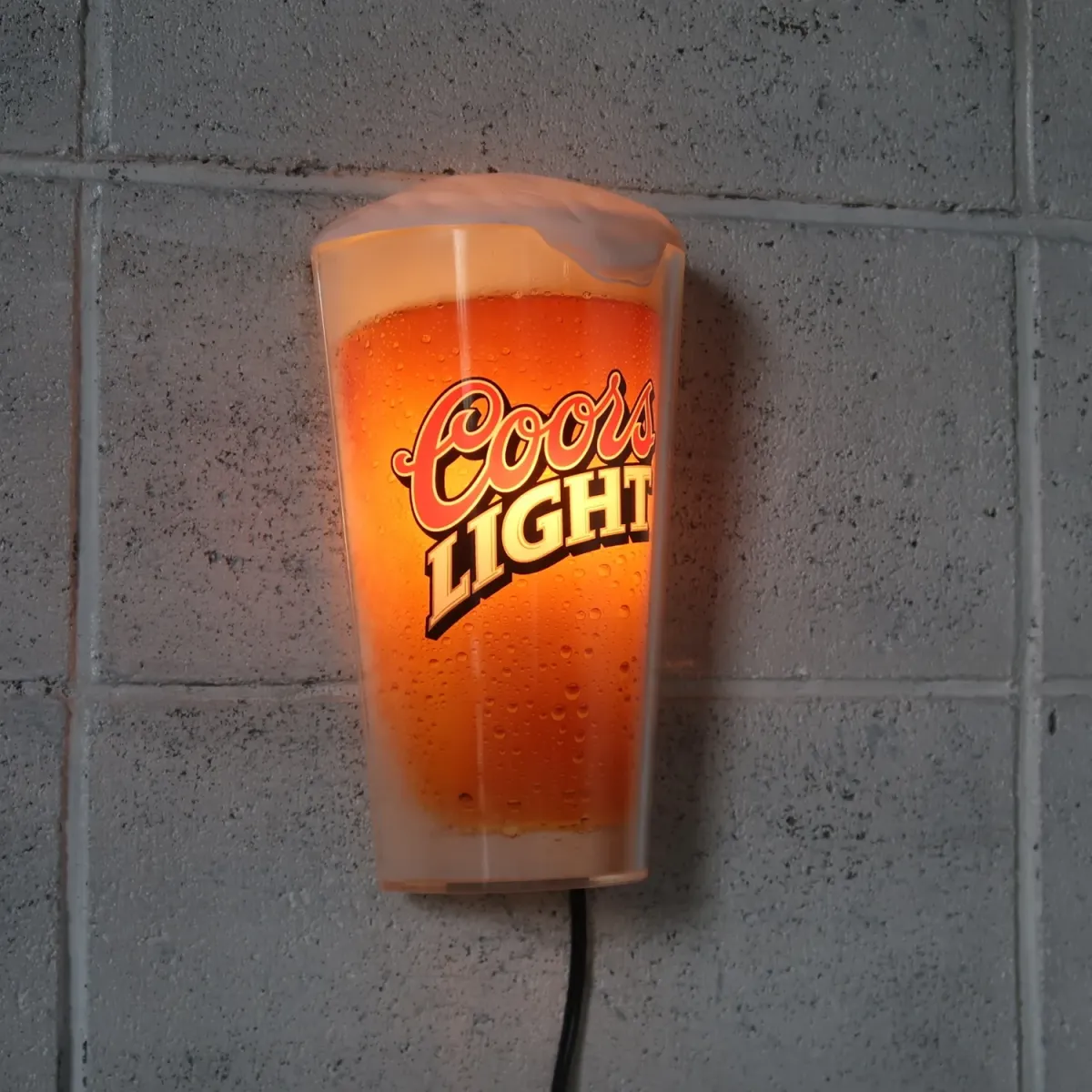 Coors LIGHT ライトサイン