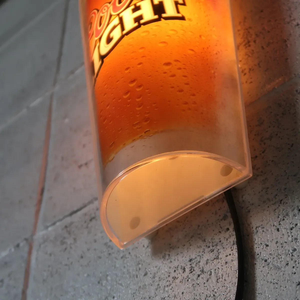 Coors LIGHT ライトサイン