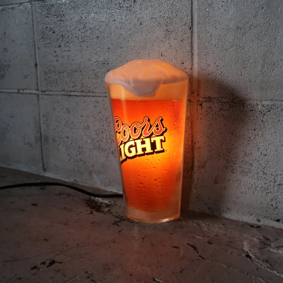 Coors LIGHT ライトサイン