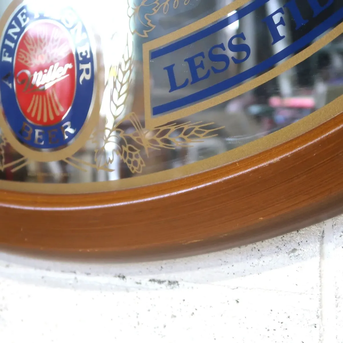 Miller Lite 大型パブミラー