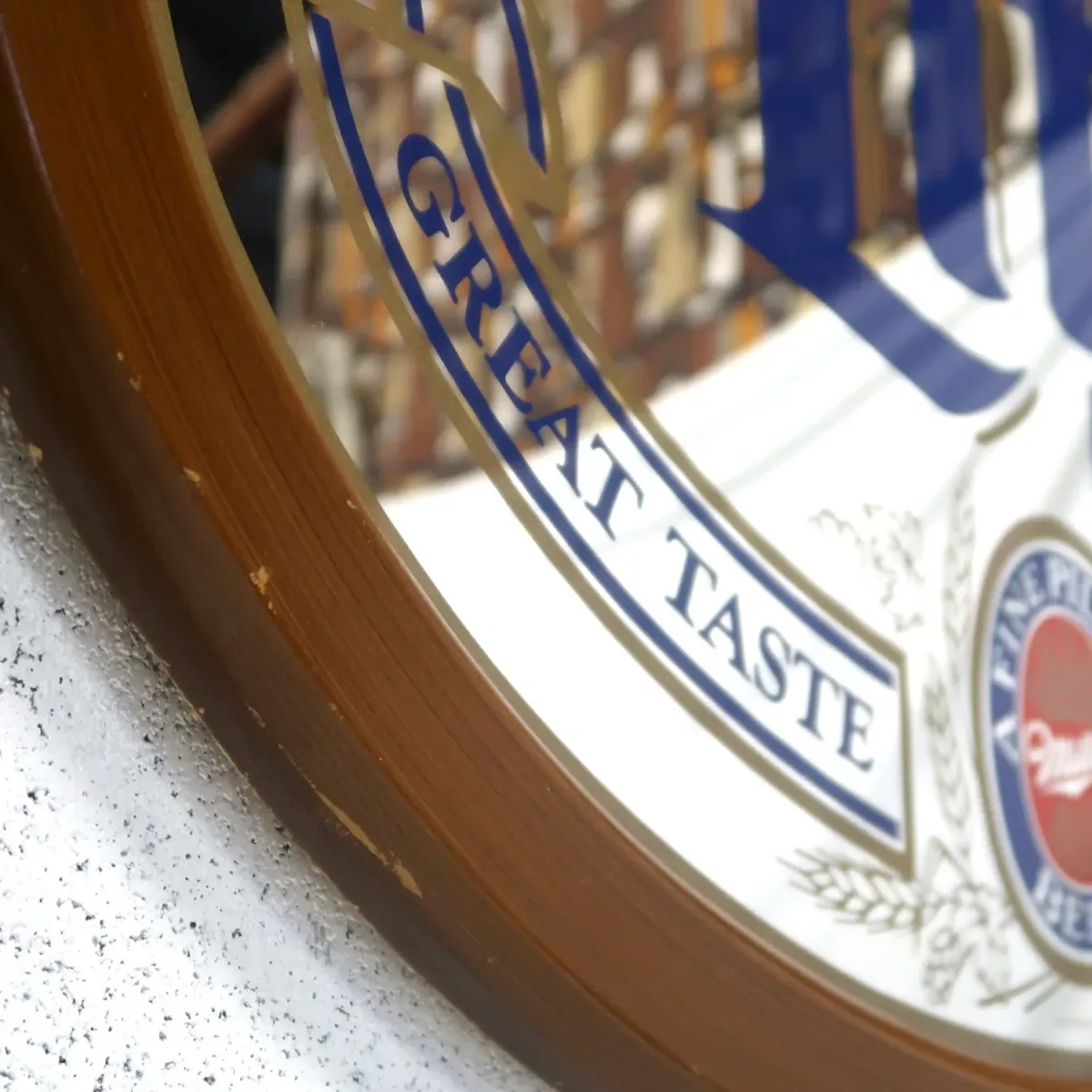 Miller Lite 大型パブミラー