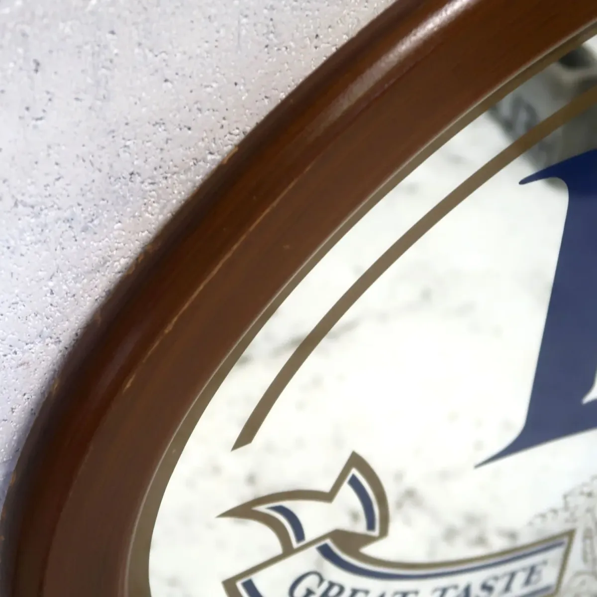 Miller Lite 大型パブミラー