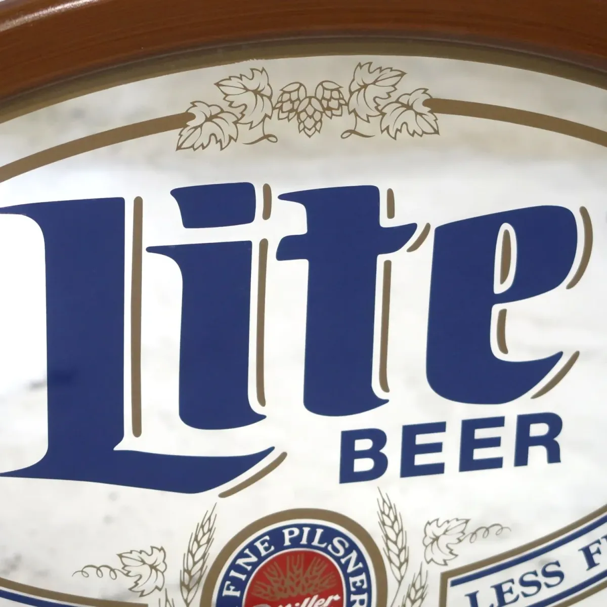 Miller Lite 大型パブミラー