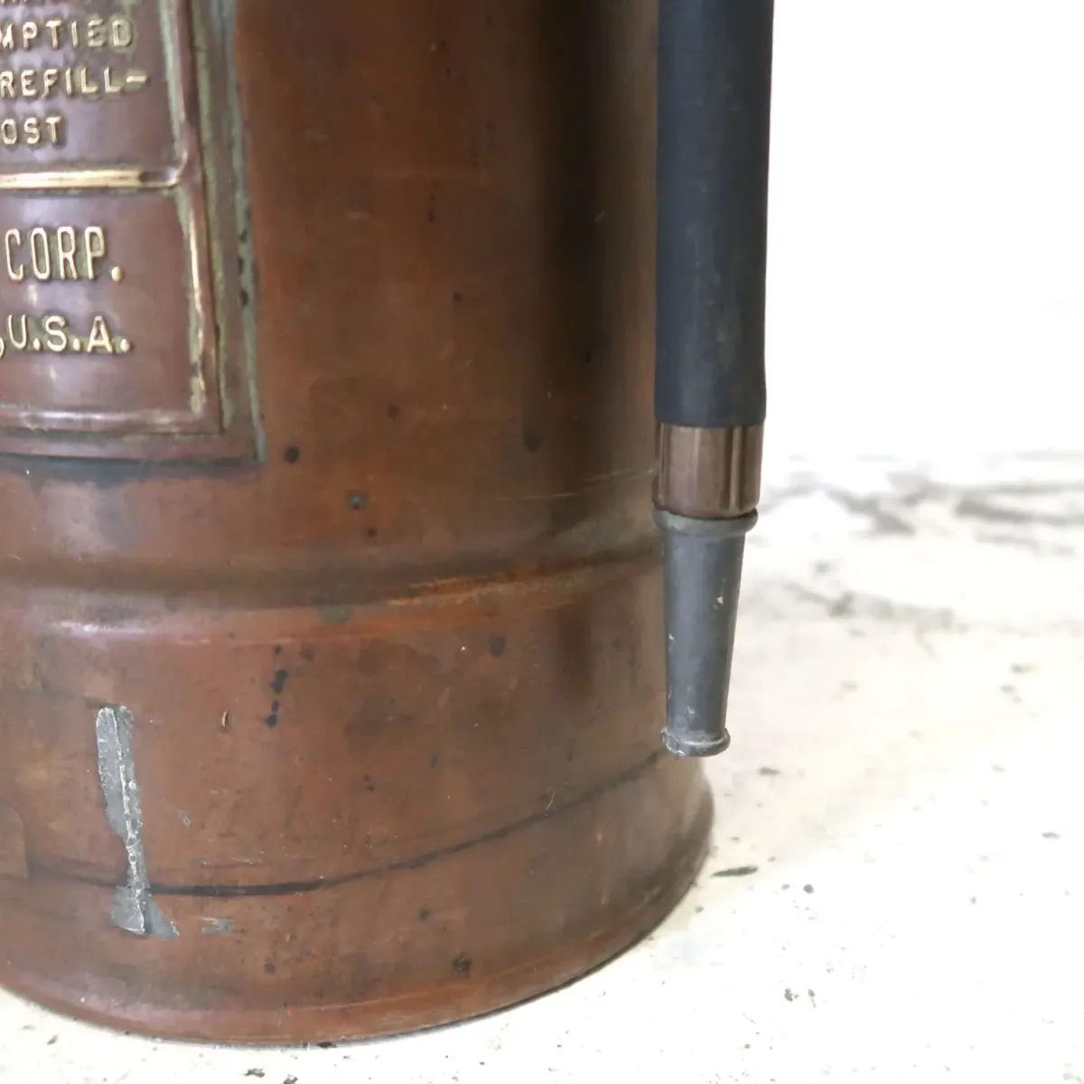 ビンテージ 消火器 銅×真鍮