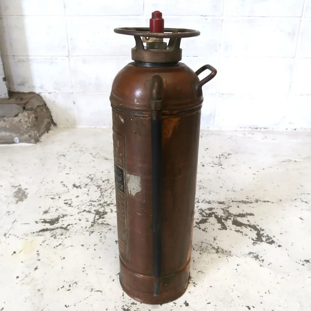 ビンテージ 消火器 銅×真鍮