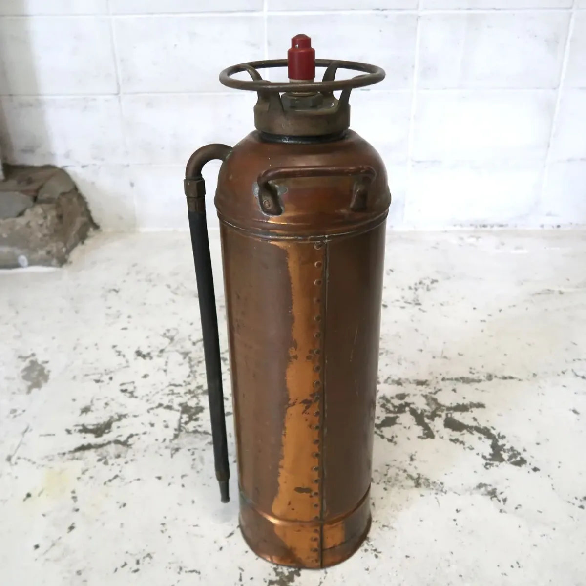 ビンテージ 消火器 銅×真鍮