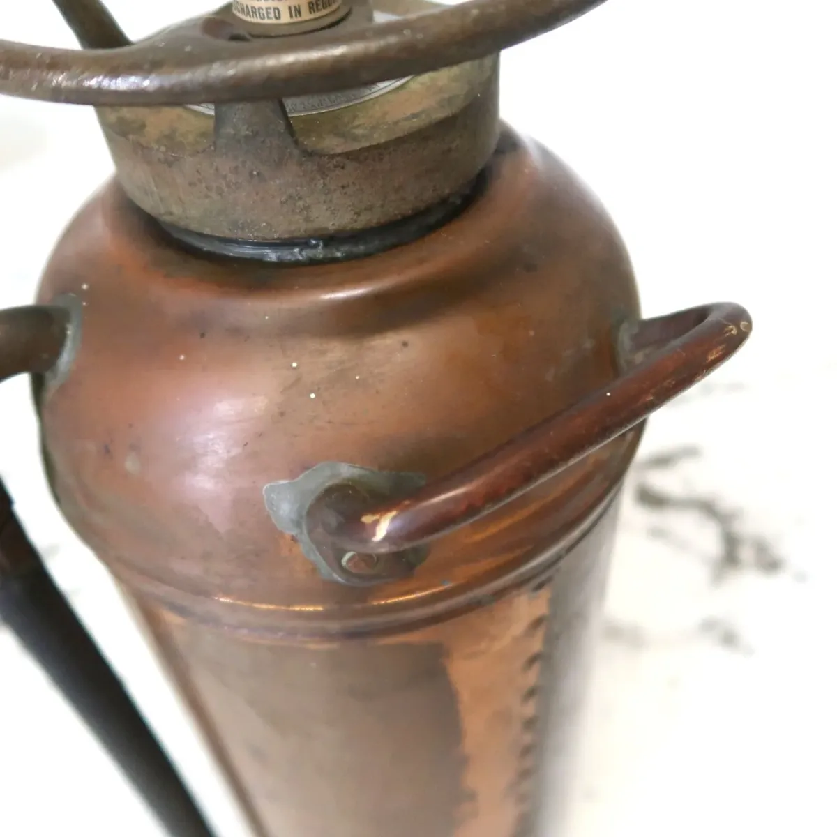 ビンテージ 消火器 銅×真鍮