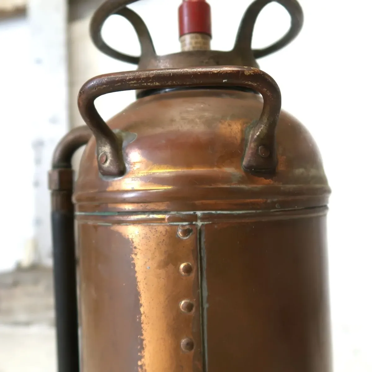 ビンテージ 消火器 銅×真鍮