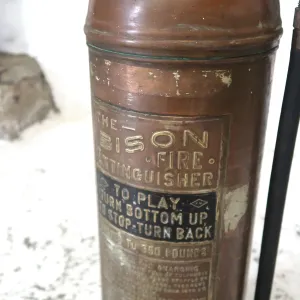ビンテージ 消火器 銅×真鍮