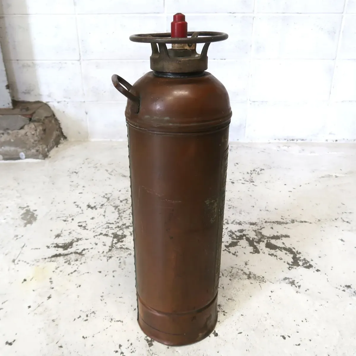 ビンテージ 消火器 銅×真鍮