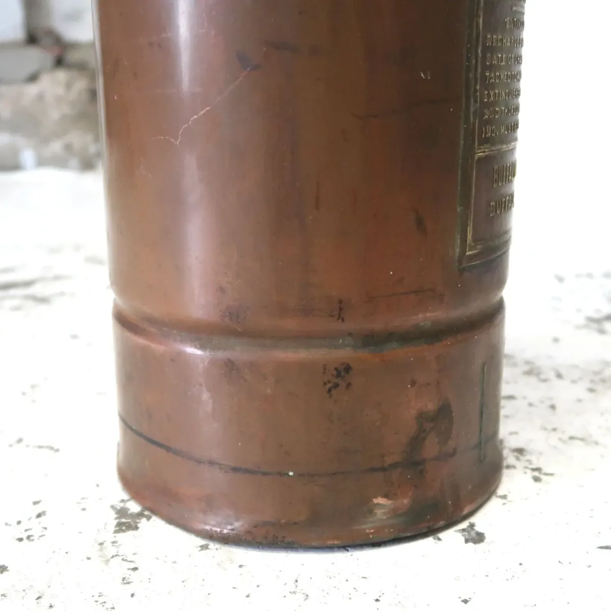 ビンテージ 消火器 銅×真鍮