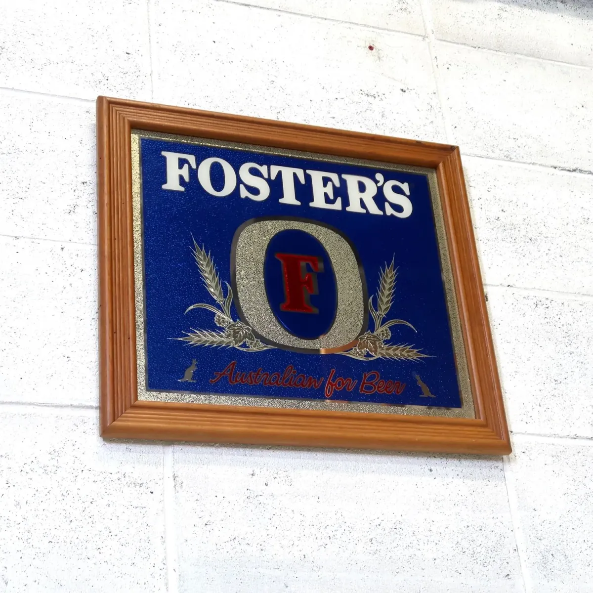 FOSTER'S ビンテージ パブミラー