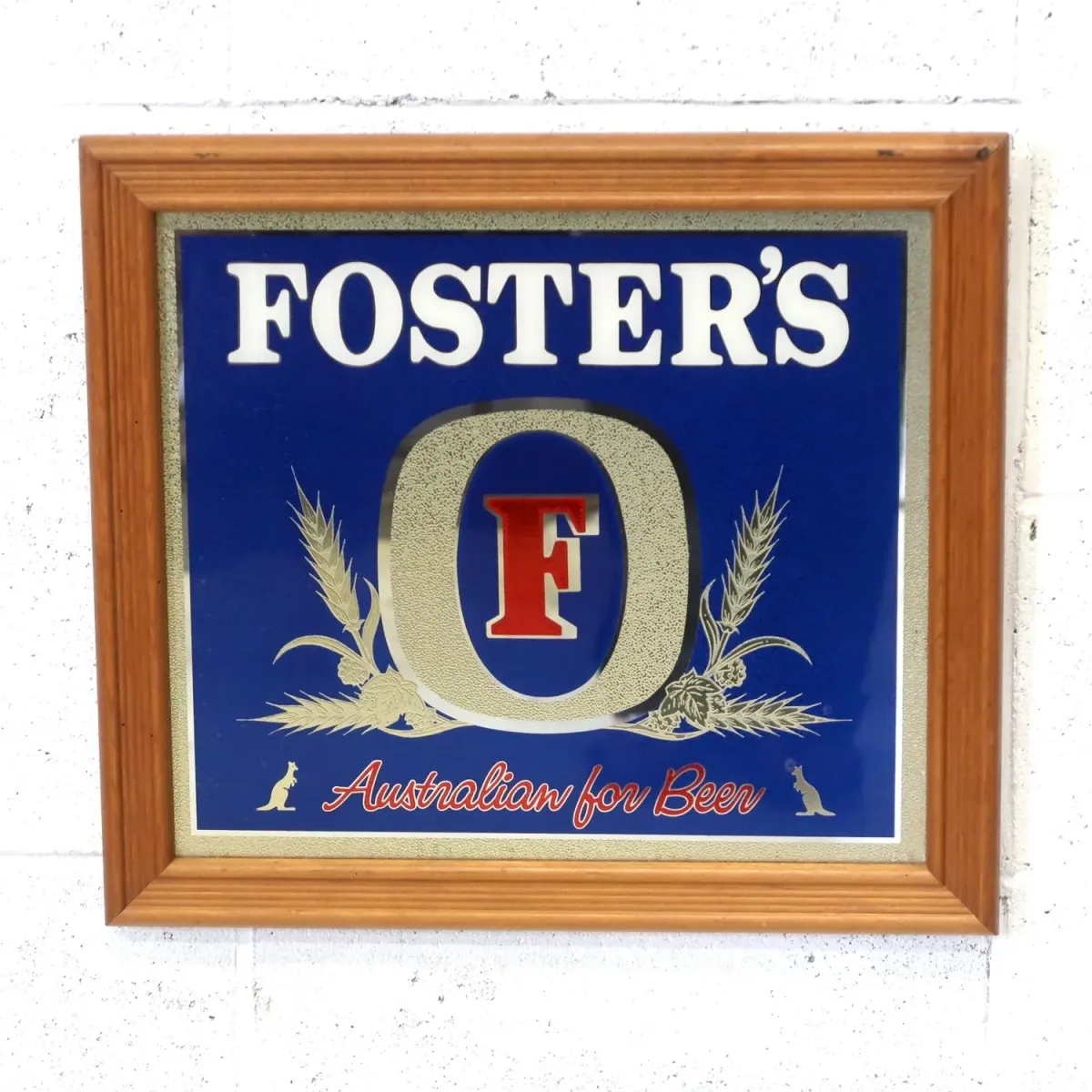 FOSTER'S ビンテージ パブミラー