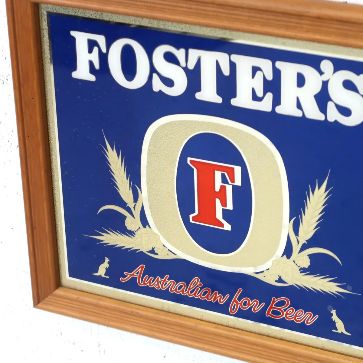FOSTER'S ビンテージ パブミラー