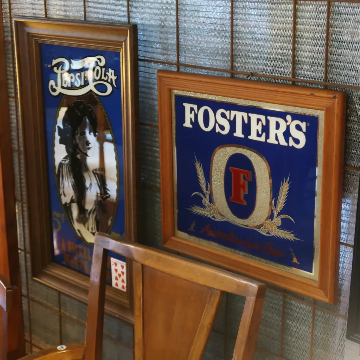 FOSTER'S ビンテージ パブミラー