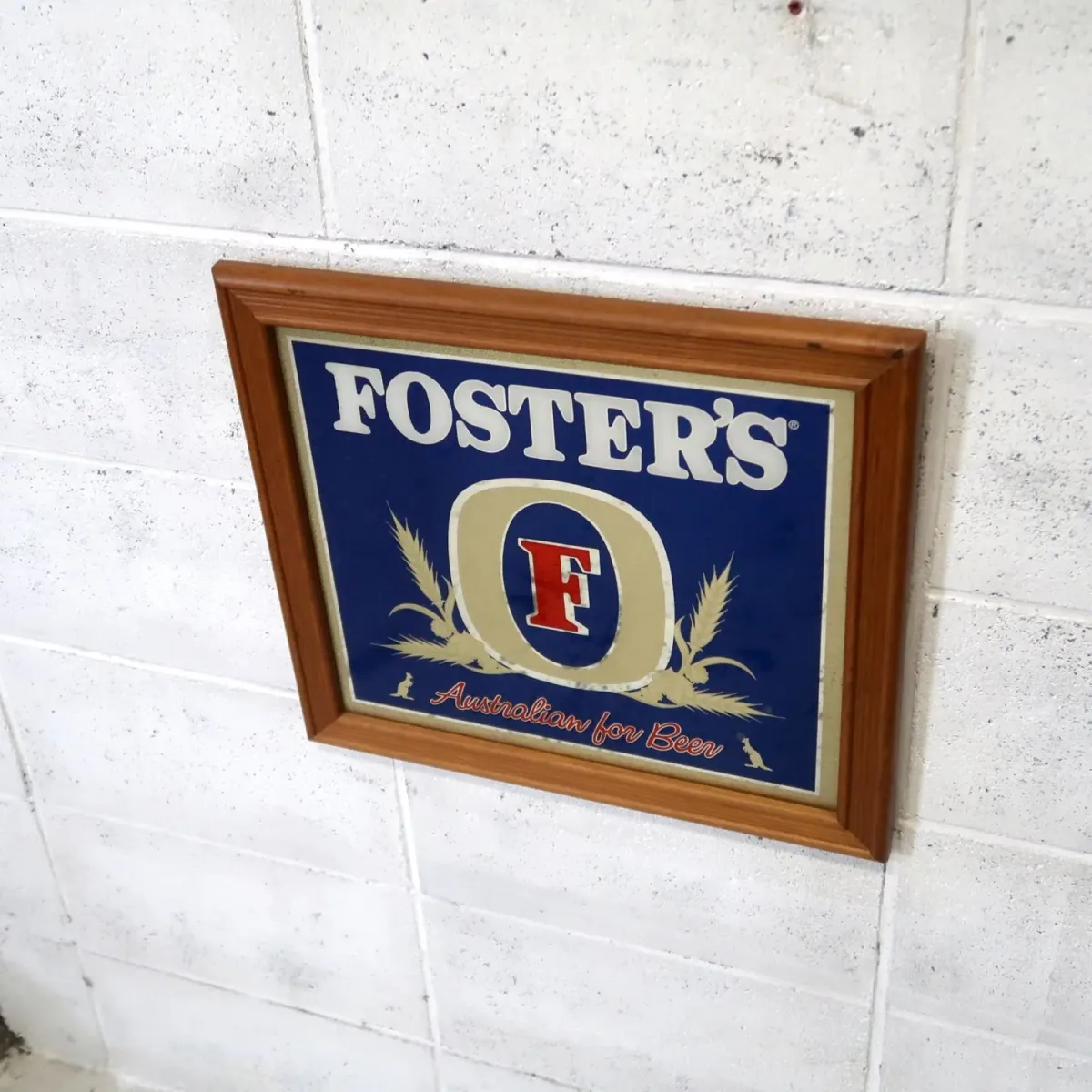 FOSTER'S ビンテージ パブミラー