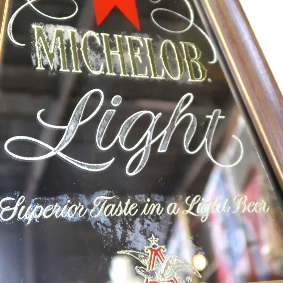 MICHELOB Light ビンテージ パブミラー