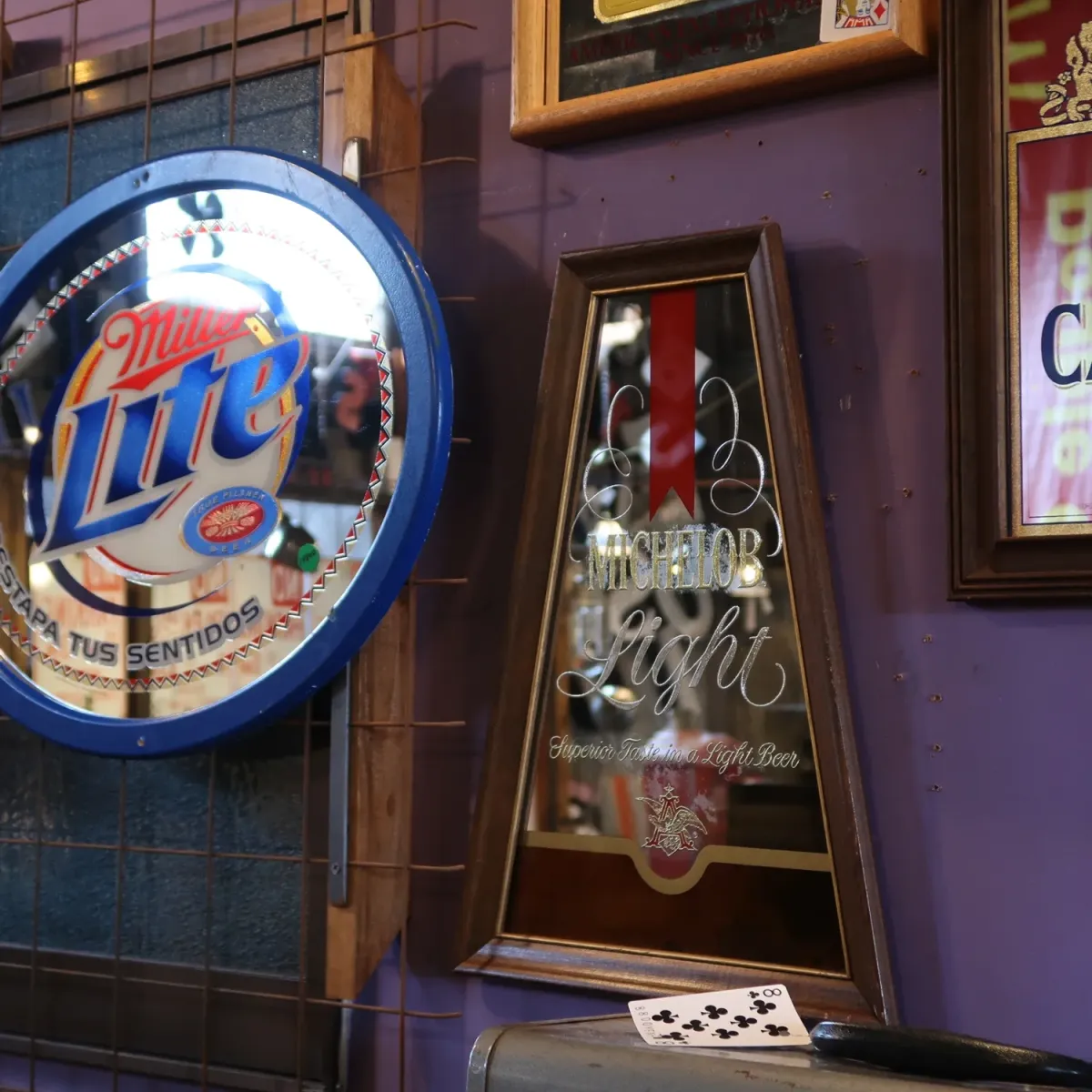 MICHELOB Light ビンテージ パブミラー
