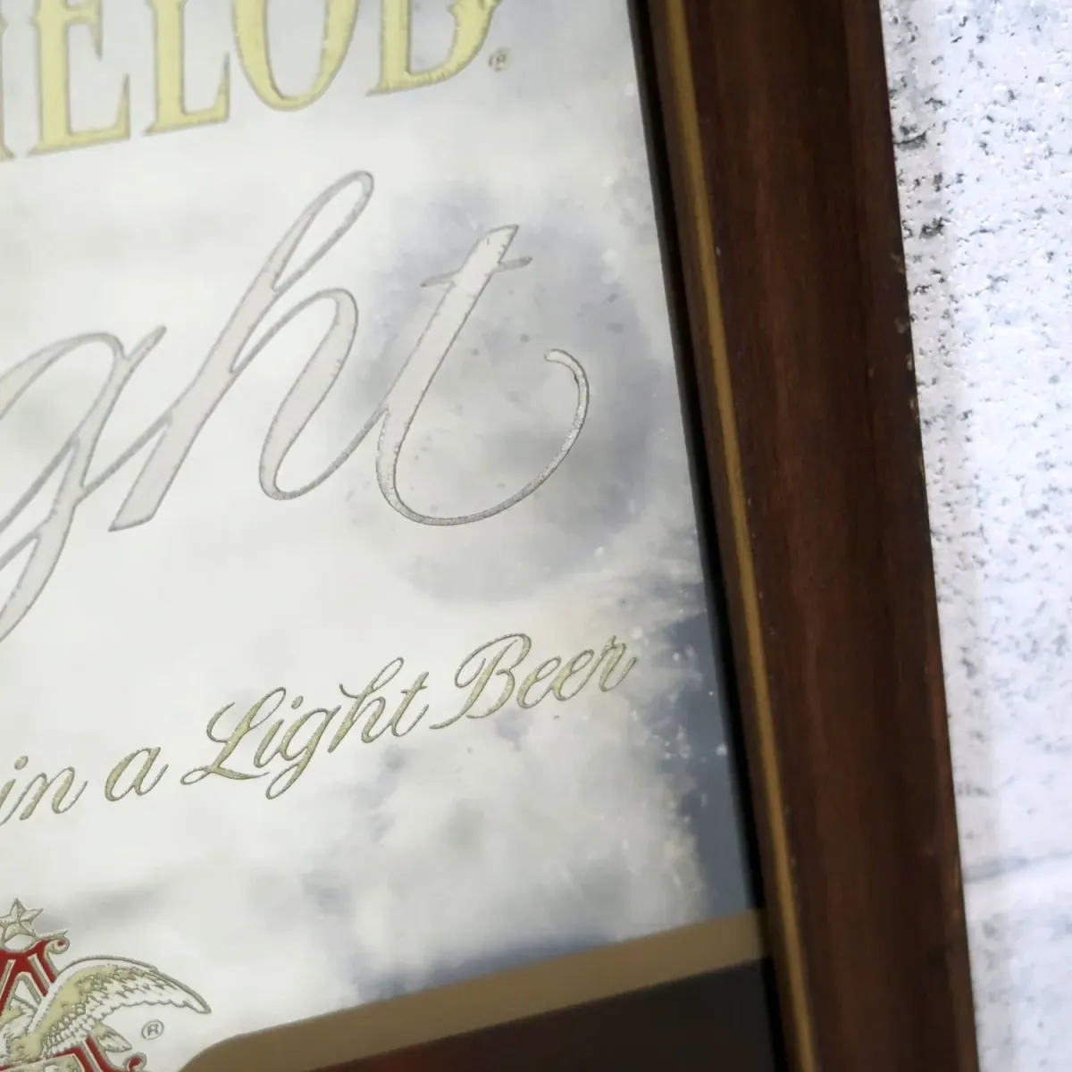 MICHELOB Light ビンテージ パブミラー