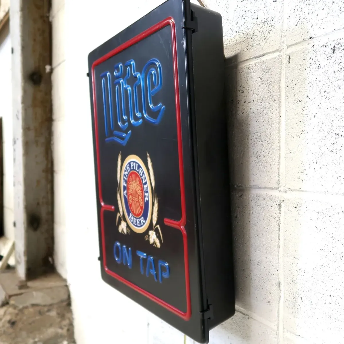 Miller Lite ビンテージ ネオンデザイン ライトサイン