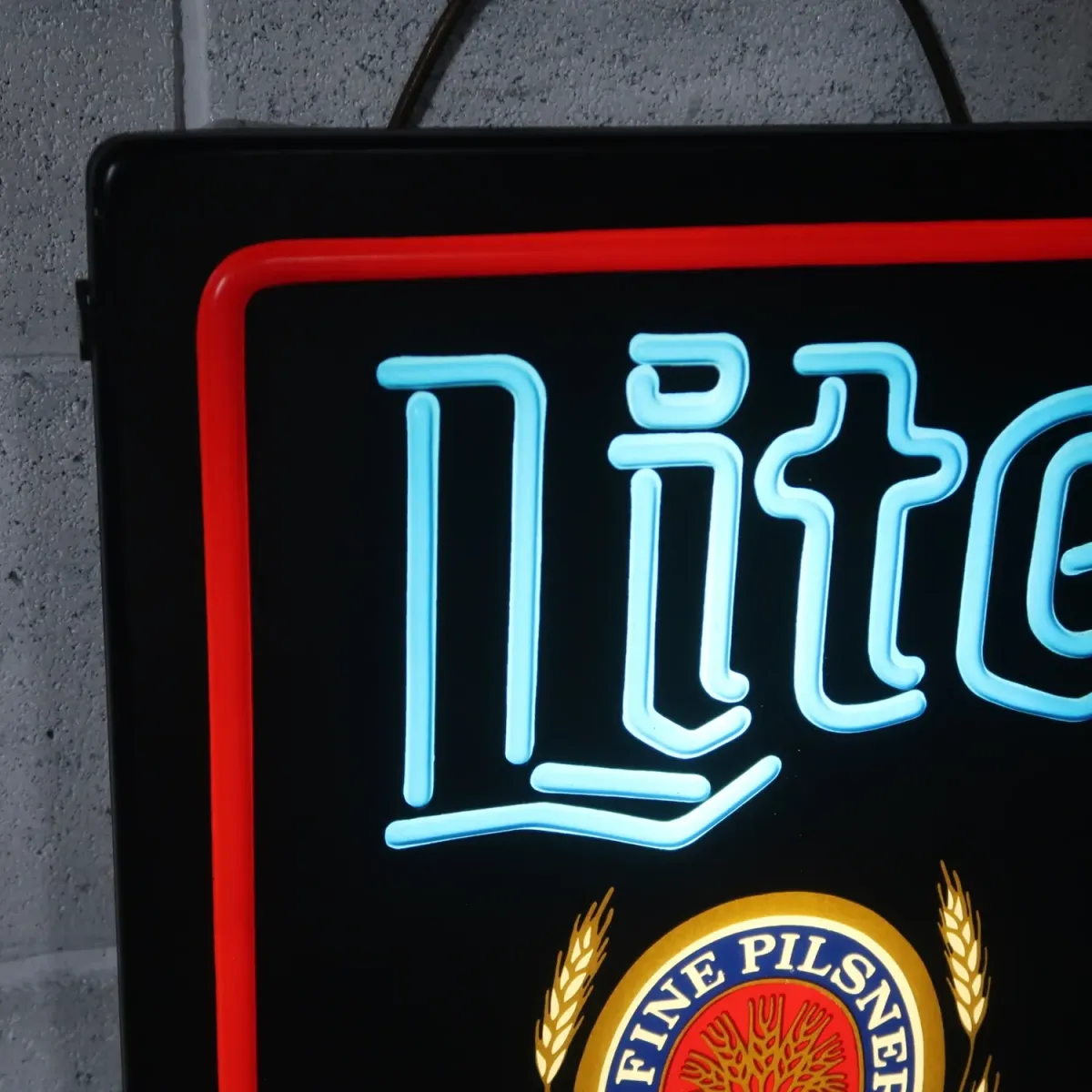 Miller Lite ビンテージ ネオンデザイン ライトサイン
