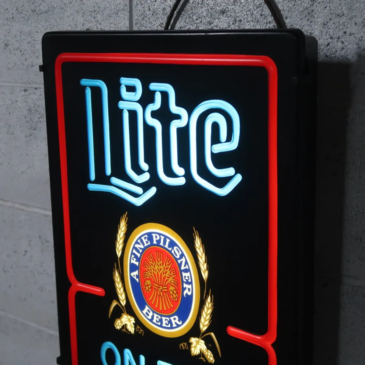 Miller Lite ビンテージ ネオンデザイン ライトサイン