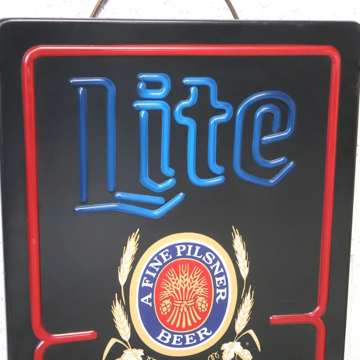 Miller Lite ビンテージ ネオンデザイン ライトサイン