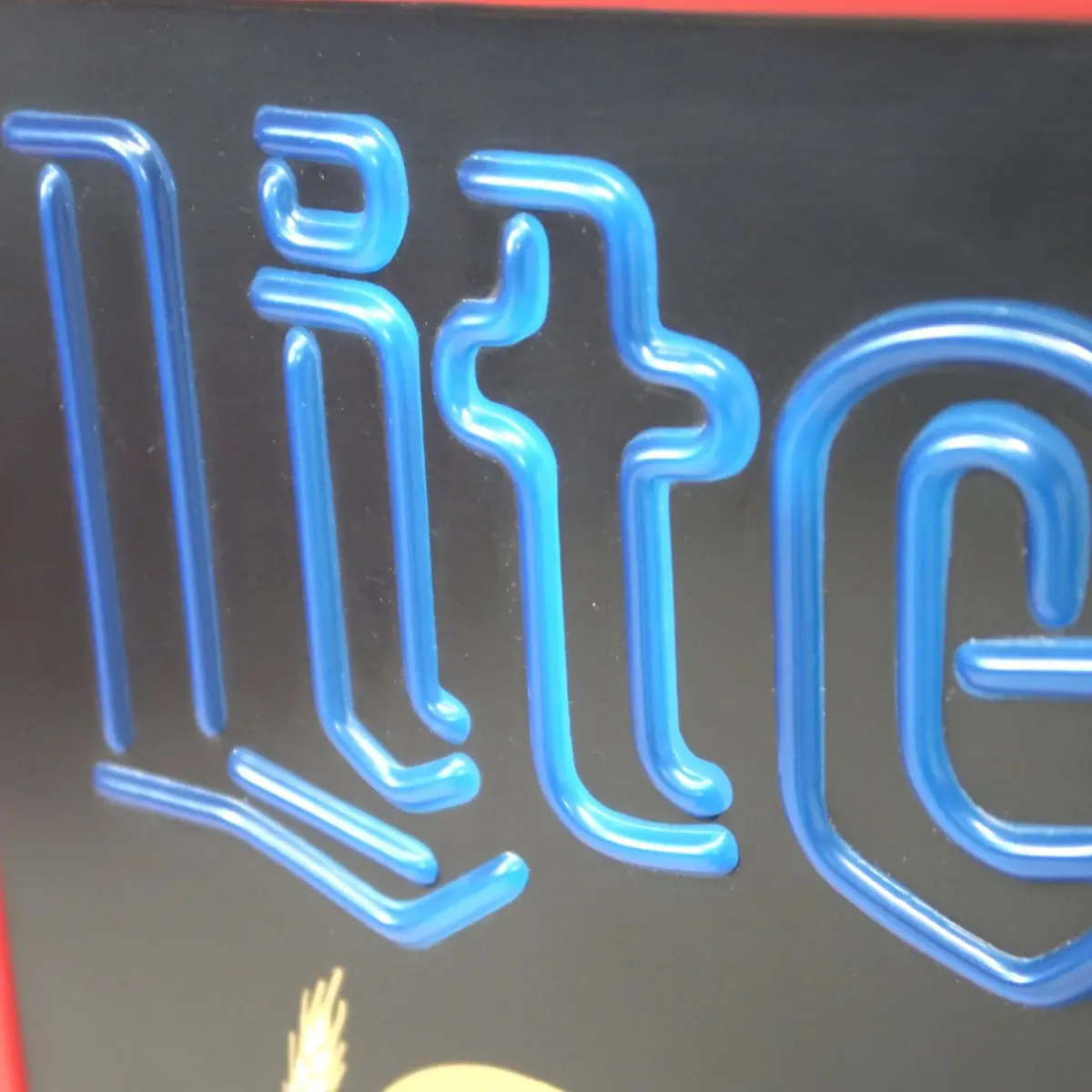 Miller Lite ビンテージ ネオンデザイン ライトサイン