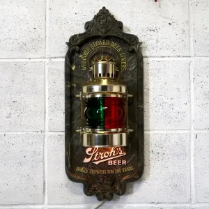 Stroh's BEER ビンテージ ライトサイン