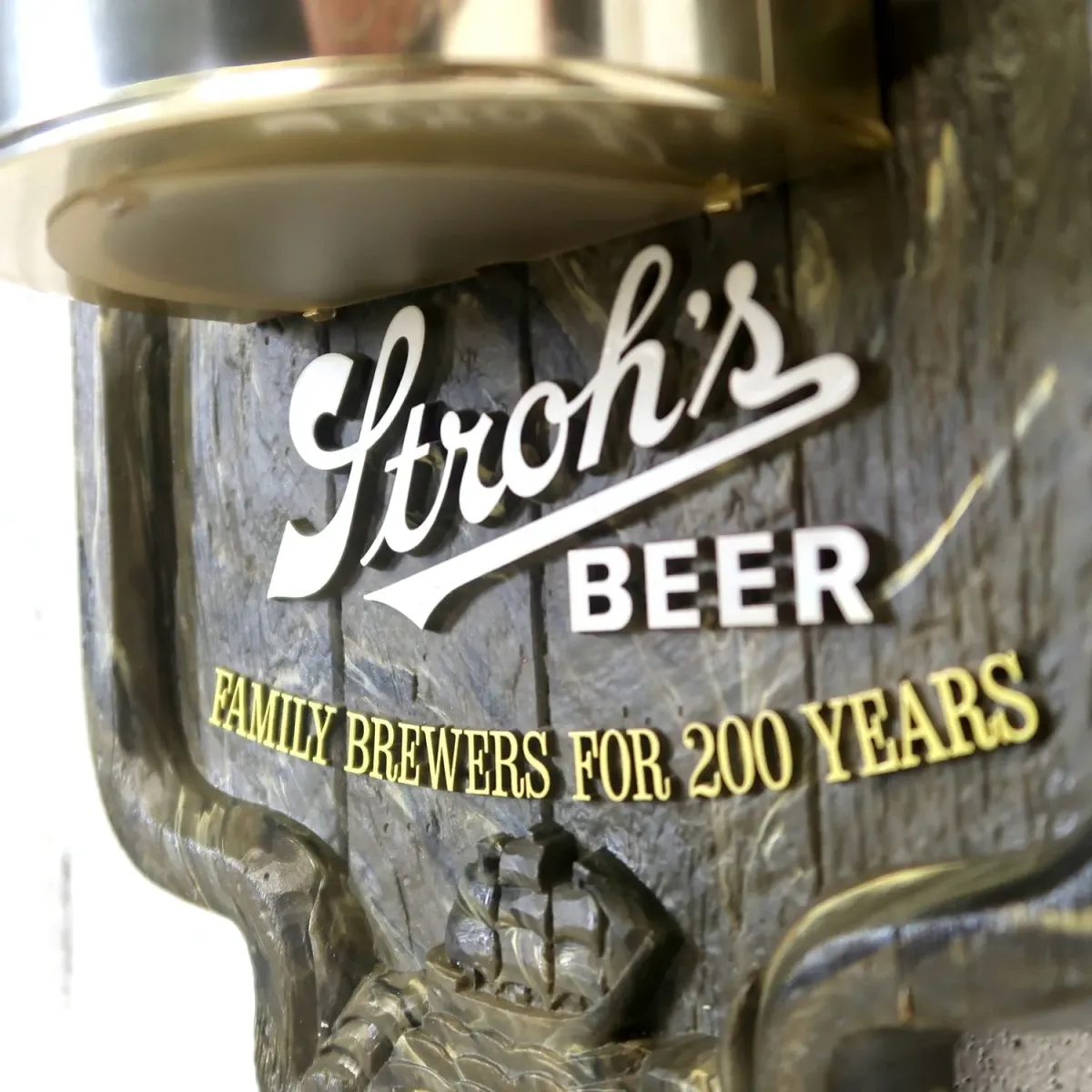 Stroh's BEER ビンテージ ライトサイン