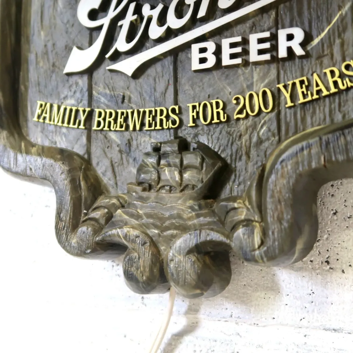 Stroh's BEER ビンテージ ライトサイン